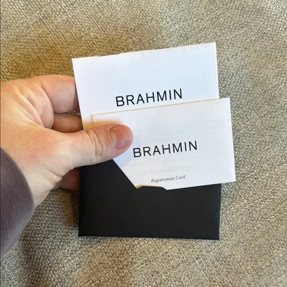 Brahmin Gold Crocodile Embossed Clutch - Picture 3 of 5